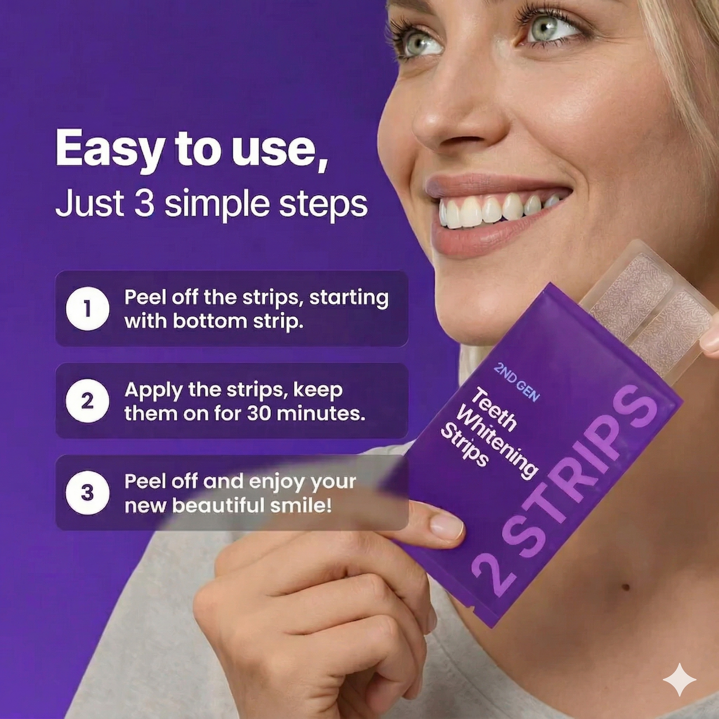 ORBIS Purple Zahnaufhellungsstreifen™