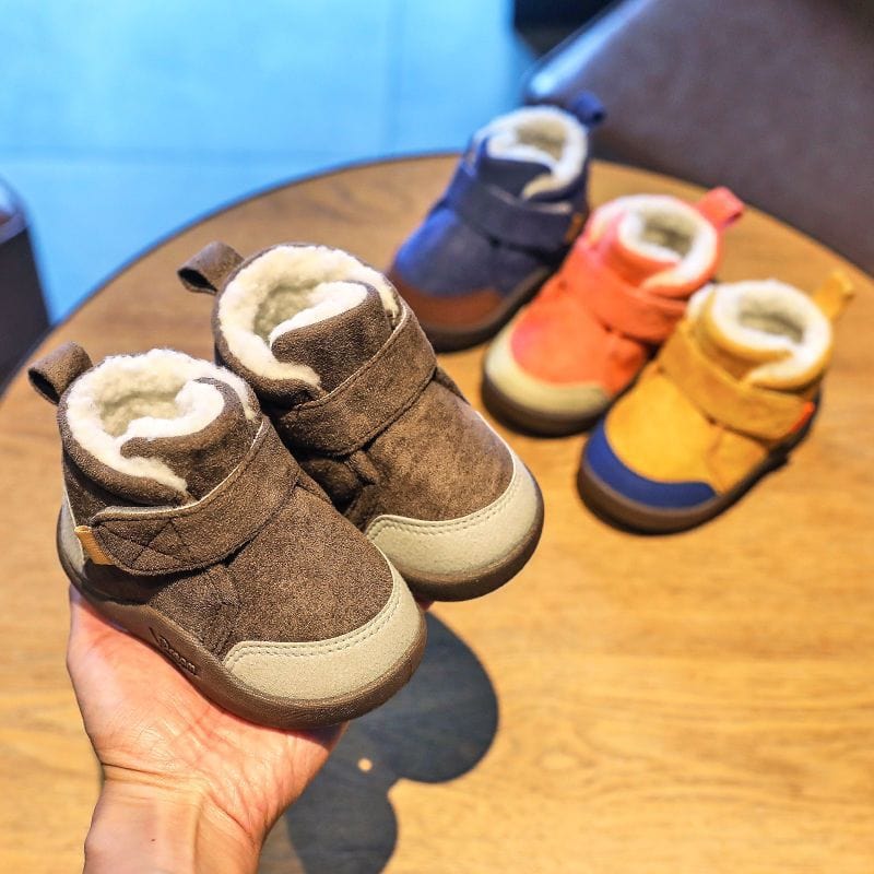 Orbis ™ Infant Winter Boots – Plush and Soft Sole Baby Snow Shoes
