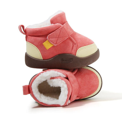 Orbis ™ Infant Winter Boots – Plush and Soft Sole Baby Snow Shoes