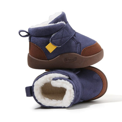 Orbis ™ Infant Winter Boots – Plush and Soft Sole Baby Snow Shoes