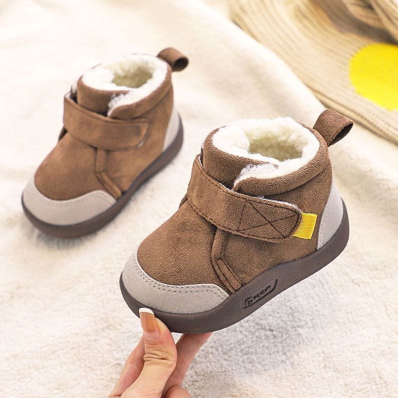 Orbis ™ Infant Winter Boots – Plush and Soft Sole Baby Snow Shoes