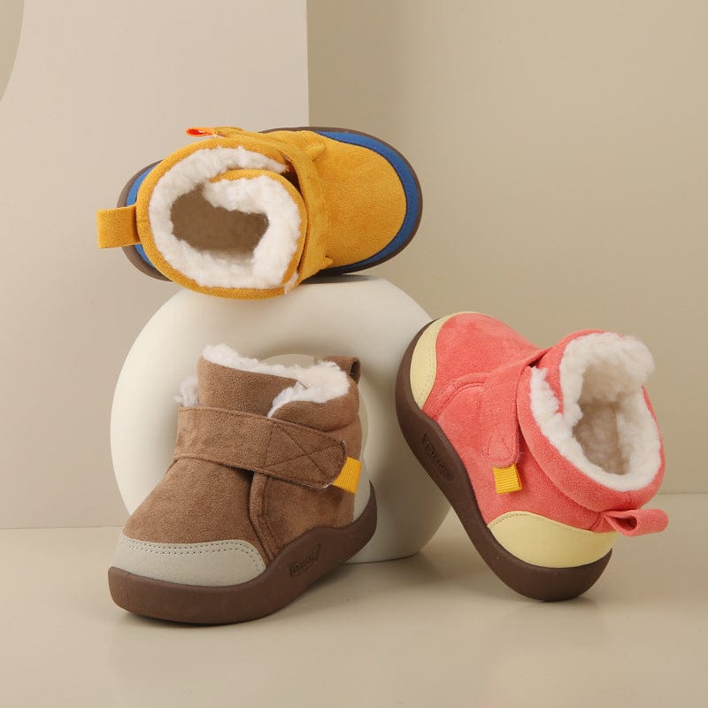 Orbis ™ Infant Winter Boots – Plush and Soft Sole Baby Snow Shoes
