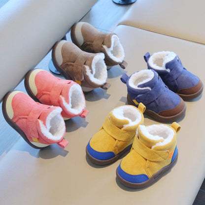 Orbis ™ Infant Winter Boots – Plush and Soft Sole Baby Snow Shoes