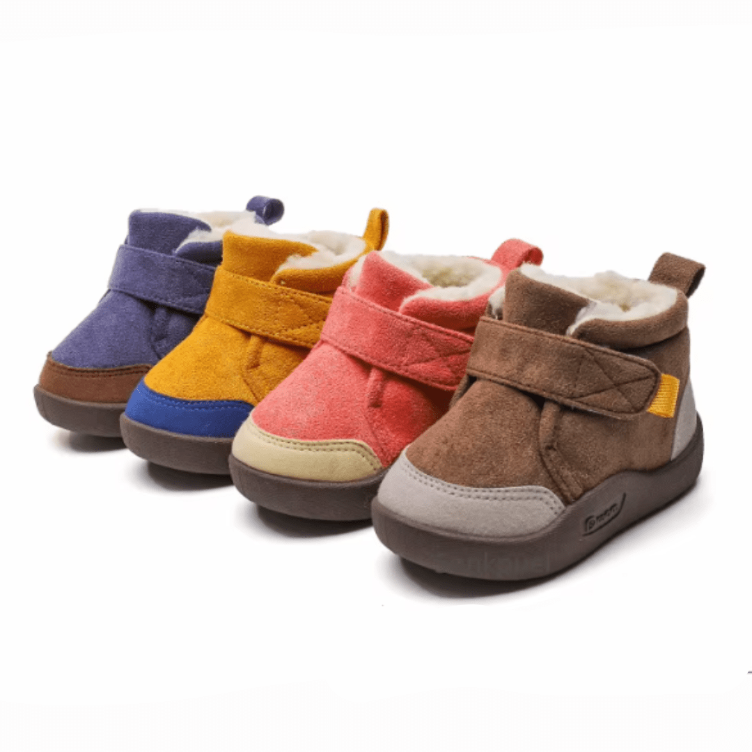 Orbis ™ Infant Winter Boots – Plush and Soft Sole Baby Snow Shoes