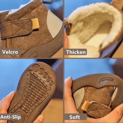 Orbis ™ Infant Winter Boots – Plush and Soft Sole Baby Snow Shoes