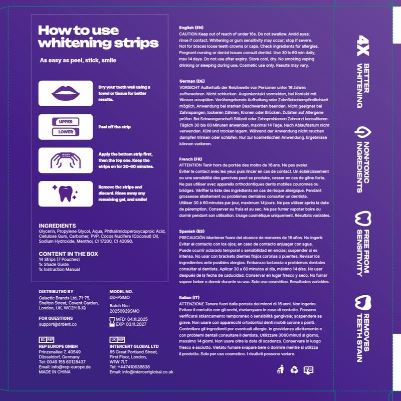 ORBIS Purple Zahnaufhellungsstreifen™