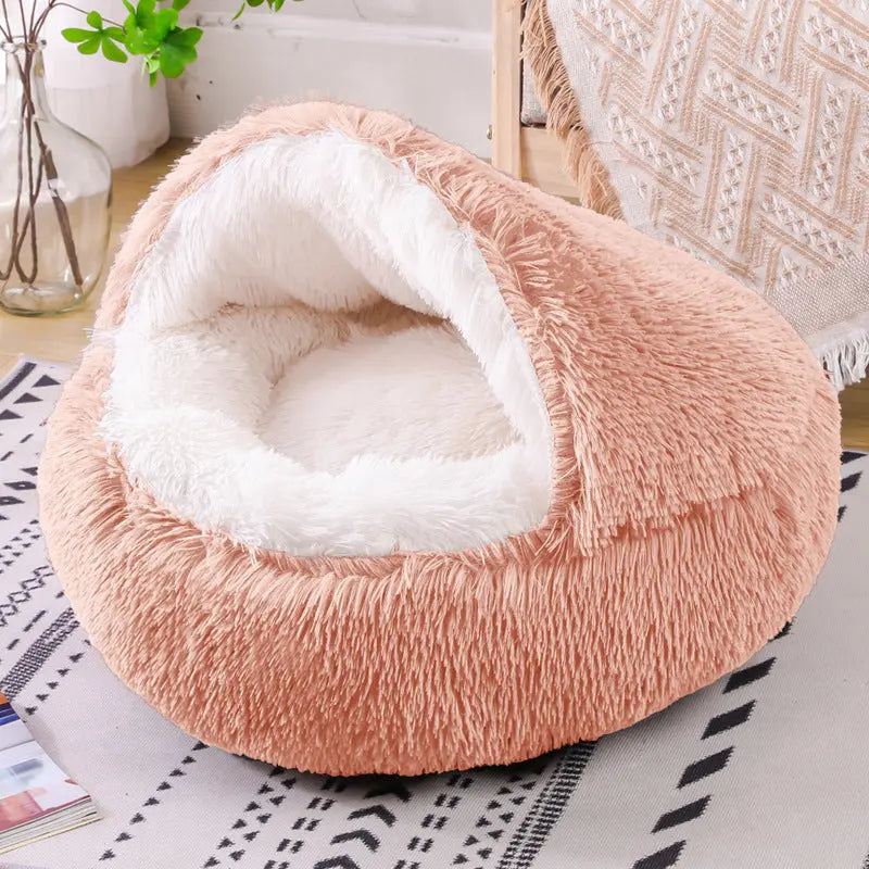 CozzyZoo | Waterproof CozyNest Dog & Cat Kennel - Warm Semi-Enclosed Pet Bed 🐾 pets home
